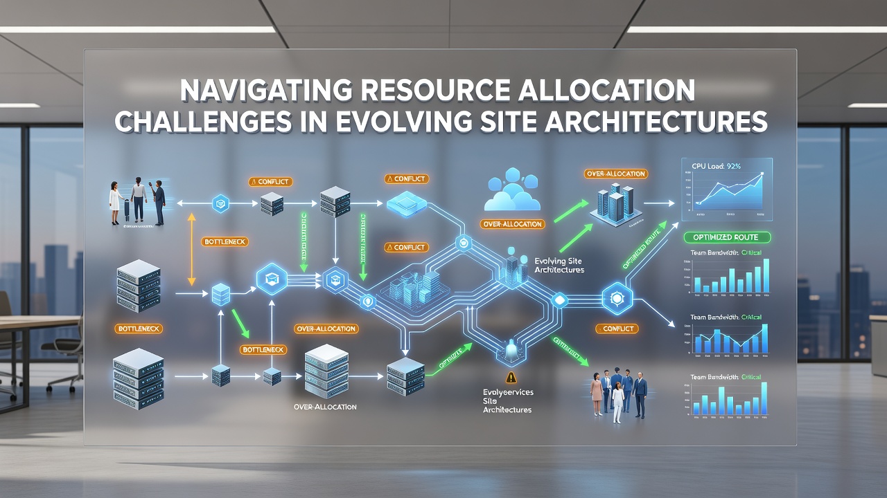 Illustration of multi-tier resource mapping in scalable website environments